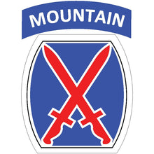 Load image into Gallery viewer, 10th Mountain Division T-Shirt: US Army Pride, Ring-Spun Cotton