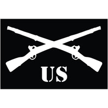 Load image into Gallery viewer, US Army Infantry Stencil Quarter Zip | Veteran Apparel | MilShirt