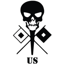 Load image into Gallery viewer, US Army Signal Skull Quarter Zip