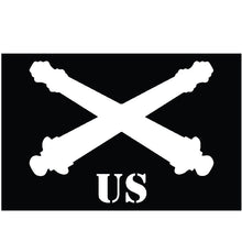 Load image into Gallery viewer, US Army Field Artillery Stencil Quarter Zip | MilShirt