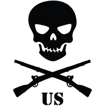 Load image into Gallery viewer, US Army Infantry Skull Quarter Zip | Veteran Apparel | MilShirt