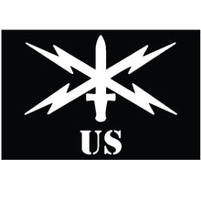 Load image into Gallery viewer, US Army Cyber Stencil Quarter Zip | Veteran Apparel | MilShirt