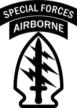 Load image into Gallery viewer, US Army Special Forces Unit Patch Quarter Zip
