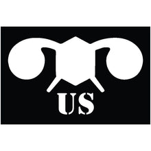 Load image into Gallery viewer, US Army Chemical Stencil Art Quarter Zip
