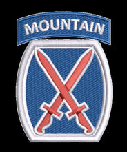 Load image into Gallery viewer, US Army 10th Mountain Division Embroidered Quarter Zip
