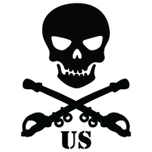 Load image into Gallery viewer, US Army Cavalry Skull Quarter Zip

