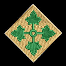 Load image into Gallery viewer, US Army 4th Infantry Division Embroidered Quarter Zip

