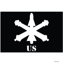 Load image into Gallery viewer, US Army Air Defense Stencil Art Quarter Zip
