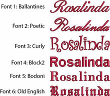 Load image into Gallery viewer, Personalized Premium Red Christmas Stocking - Custom Name, 6 Font Choices | MilShirt
