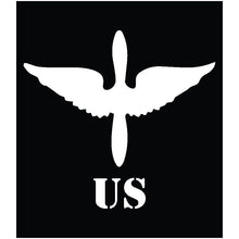Load image into Gallery viewer, US Army Aviation Stencil Art Quarter Zip
