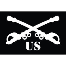 Load image into Gallery viewer, US Army Cavalry Stencil Art Quarter Zip
