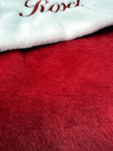 Load image into Gallery viewer, Personalized Premium Red Christmas Stocking - Custom Name, 6 Font Choices | MilShirt
